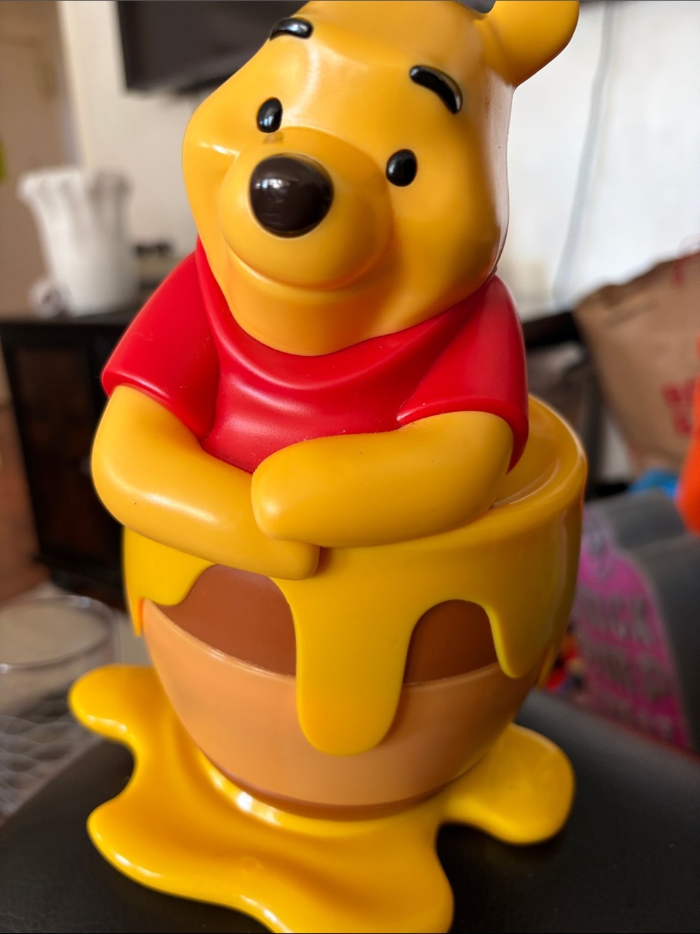 Hallmark Yellow Winnie-the-Pooh Figurine with Red Shirt